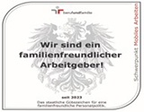 Wir sind ein familienfreundlicher Arbeitgeber!