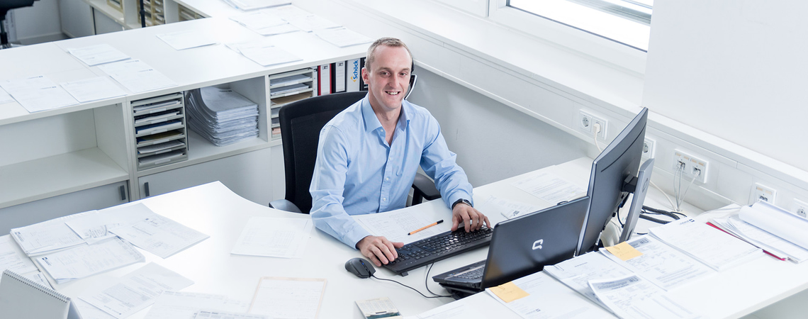 Sachbearbeiter im Büro