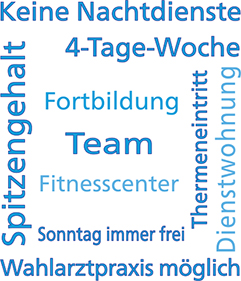 Spitzengehalt Keine Nachtdienste 4-Tage-Woche Fortbildung Fitnesscenter Dienstwohnung Thermeneintritt Team